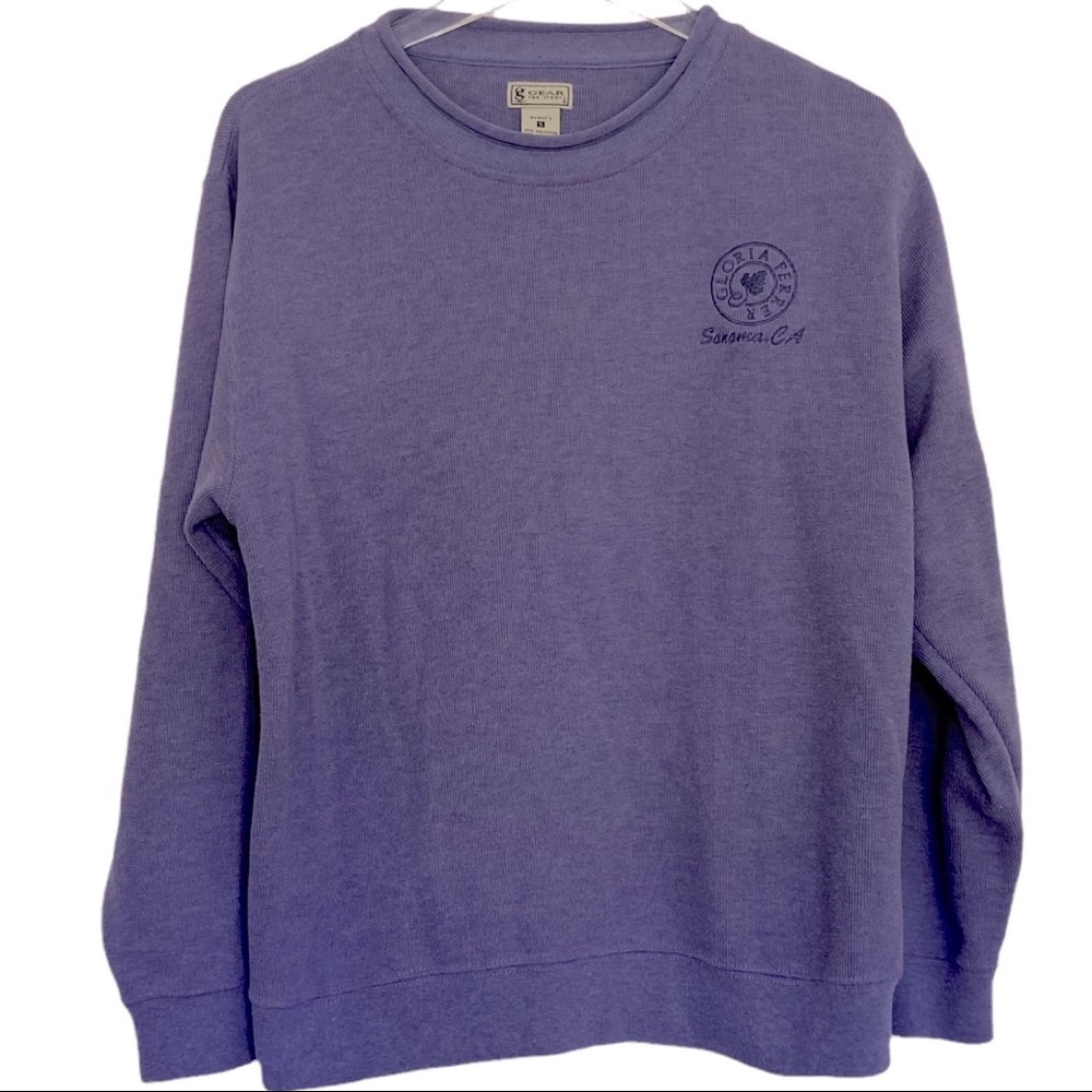 Gear for Sports Purple Women’s Pullover Sweater Size Small (Gloria Ferrer).